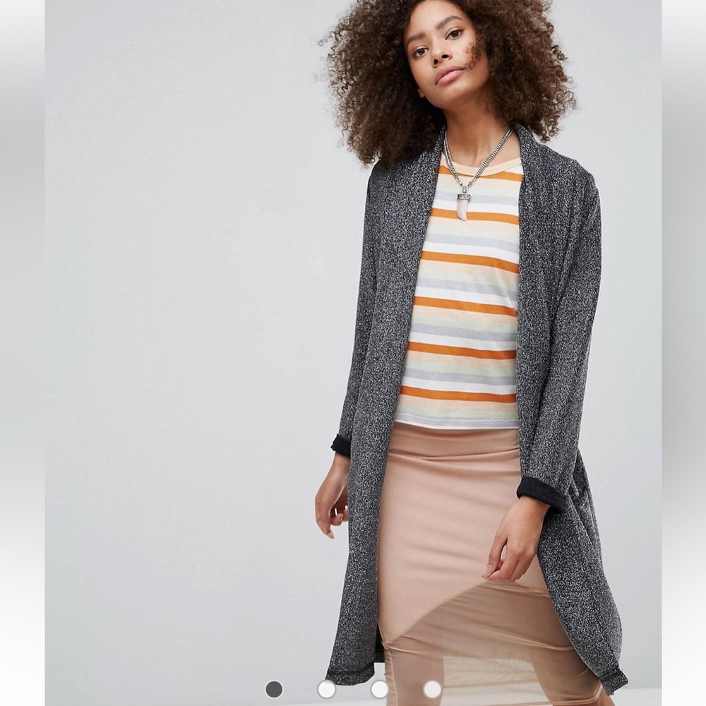 QED London Longline glittery blazer